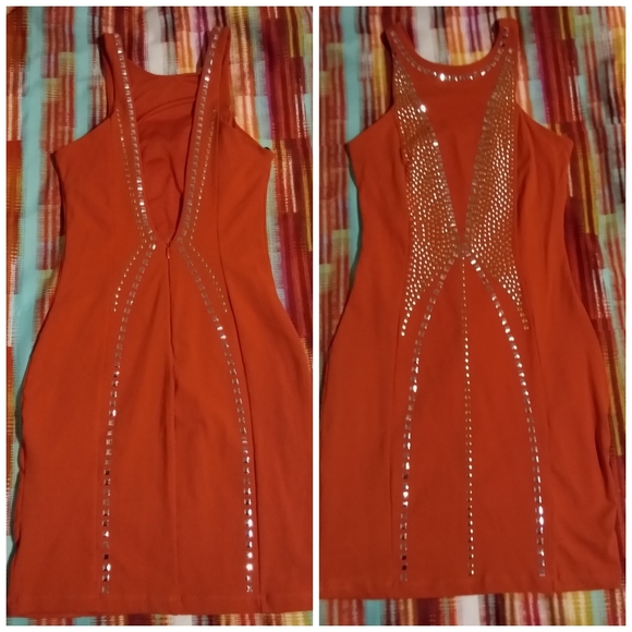 Bebe Addiction Studded Dress - Picture 2 of 7